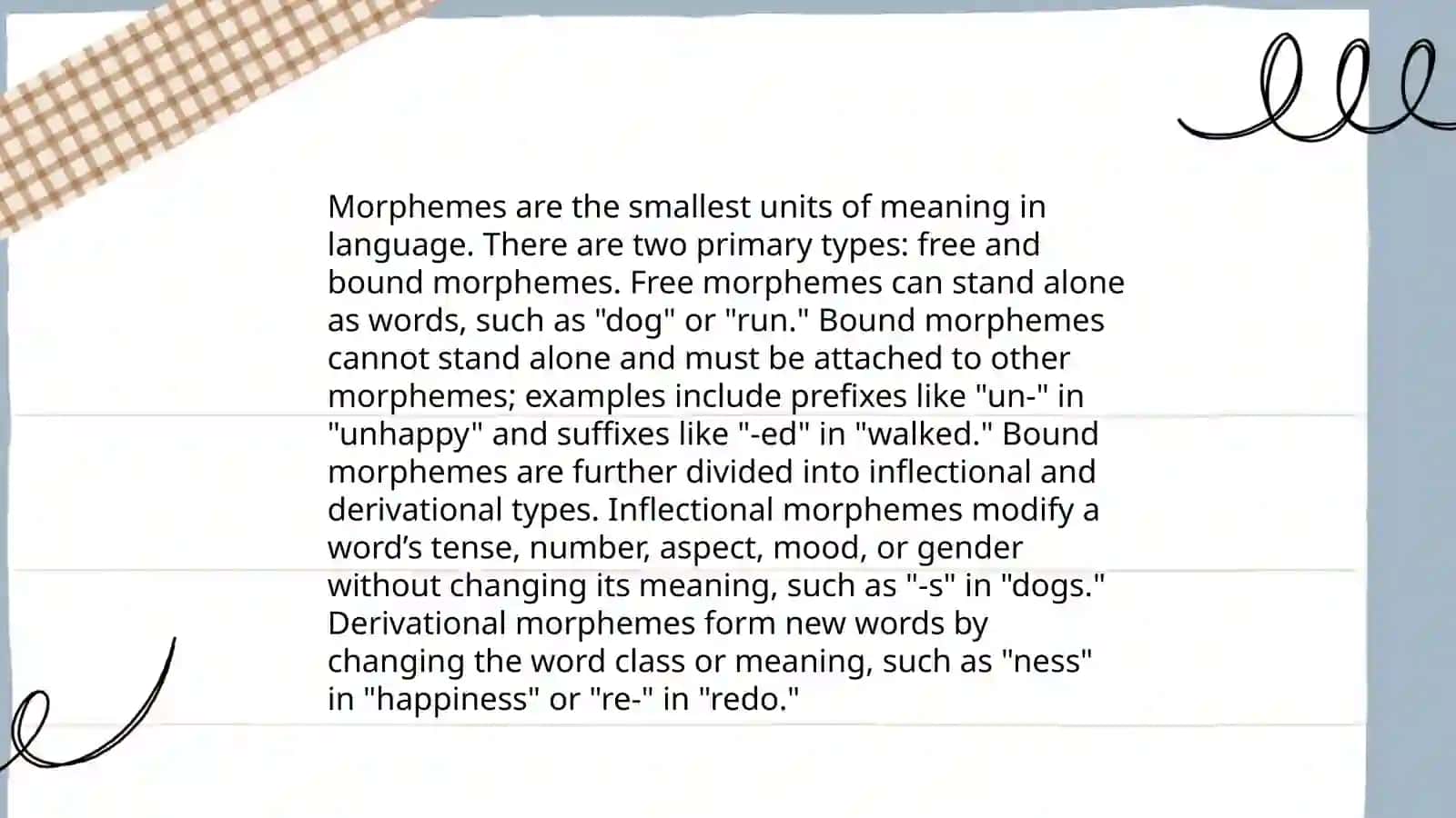 Roots and Affixes 4