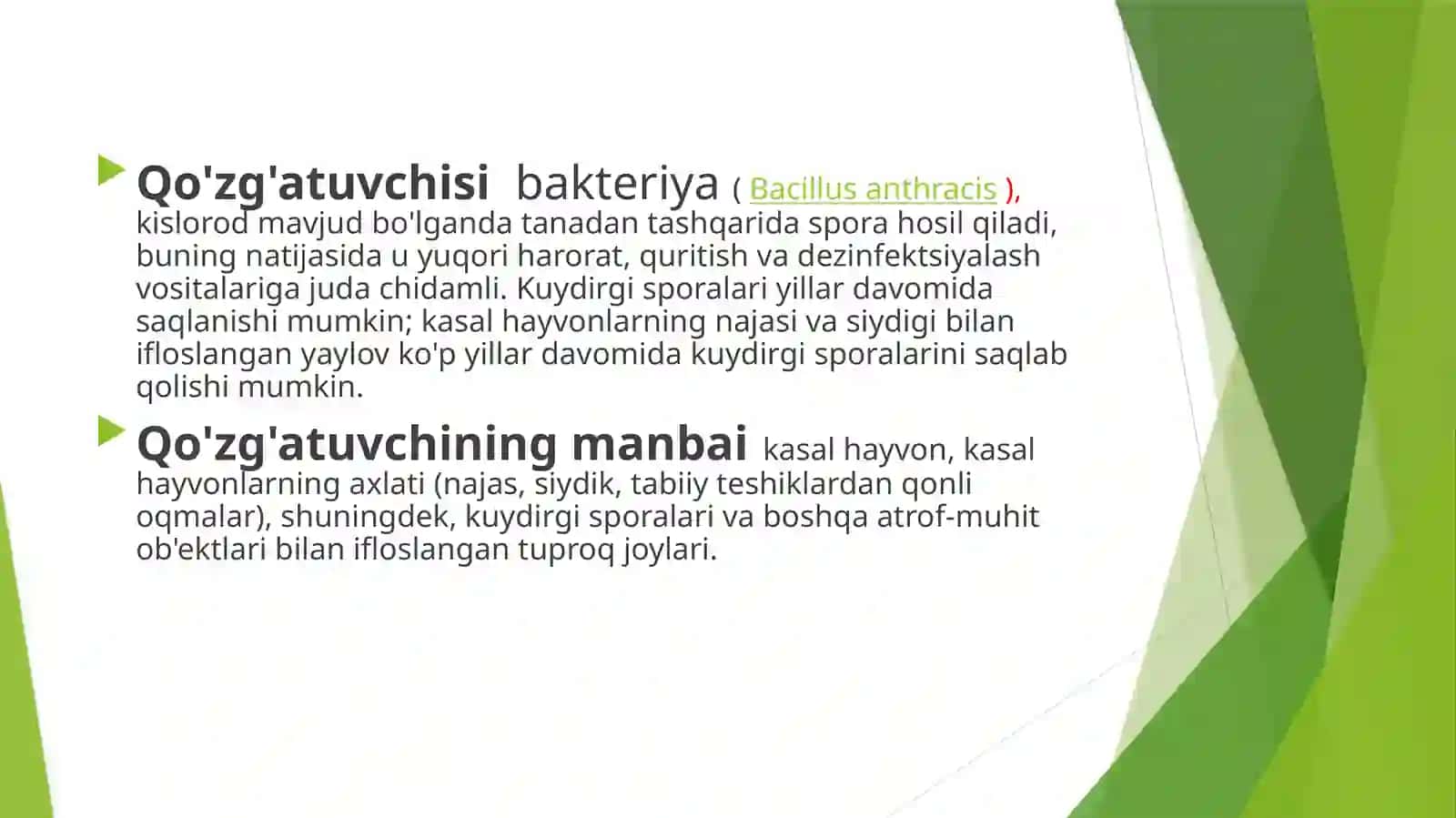 Kuydurgi, buritselyoz, tulyarimeya qo’zg’atuvchilari 4