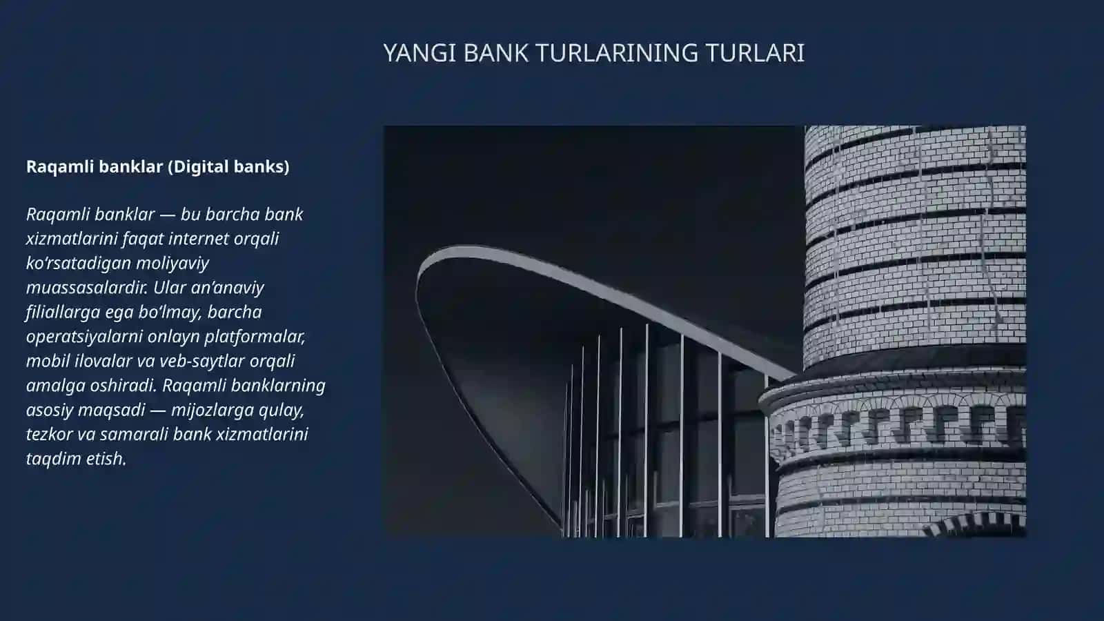 YANGI BANK TURLARINI JORIY ETISHNING AFZALLIKLARI VA MUAMMOLARI 4