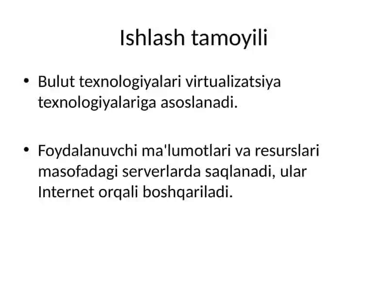 Bulutli texnologiyalar va ular bilan ishlash 4