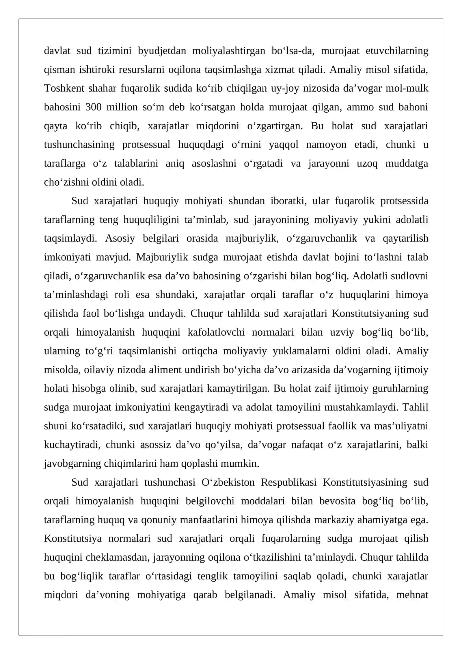 Sud xarajatlarini taqsimlash 4