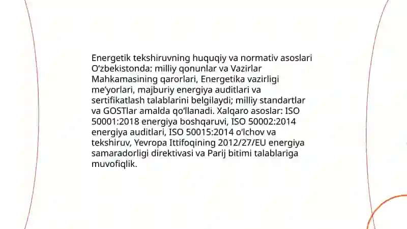 Sanoat korxonalarning energetik tekshiruvi 4