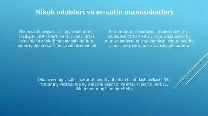 Shayx Muhammad Sodiq Muhammad Yusufning "Baxtiyor oila" asarida islom qadriyatlarining talqini 4