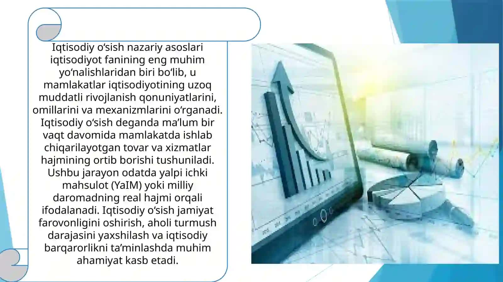 Solov modeli asosida iqtisodiy o'sishni modellashtirish 4