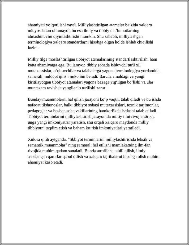 Tibbiyot atamalarning milliylashtirish muammolari va yechimlari 4