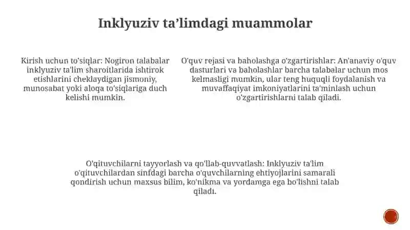 Turli Yónalishdagi Ilmiy Tadqiqotlarda Inklyuziv Talim Muammolarini Órganish 4