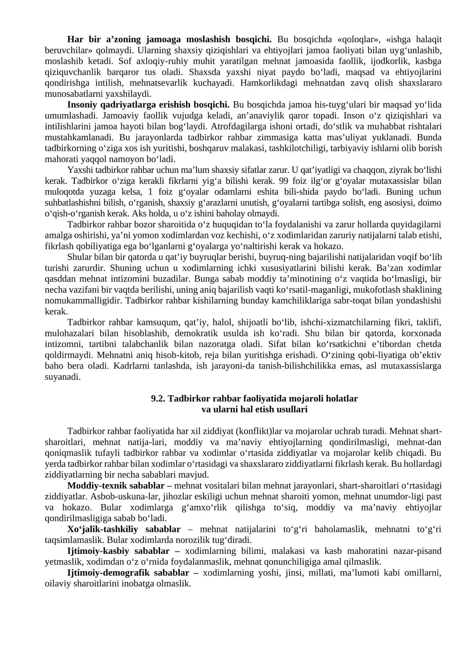 Kichik biznes va tadbirkorlik faoliyatini boshqarish psixologiyasi 4
