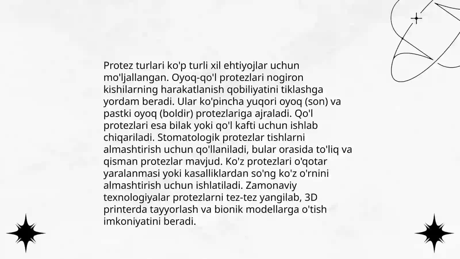 Amputatsiya va protezlash 4