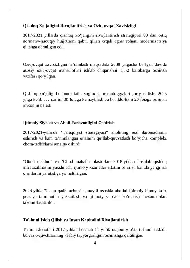 O'zbekiston Mustaqilik yoli 4