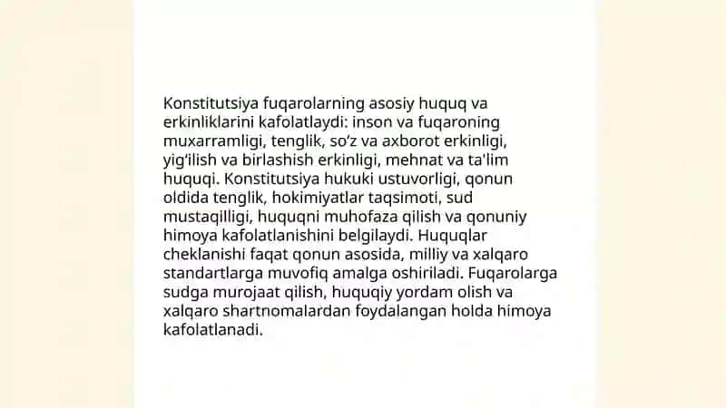 Konstitutsiya-huquqiy davlat va baxtiyor jamiyat poydevori 4