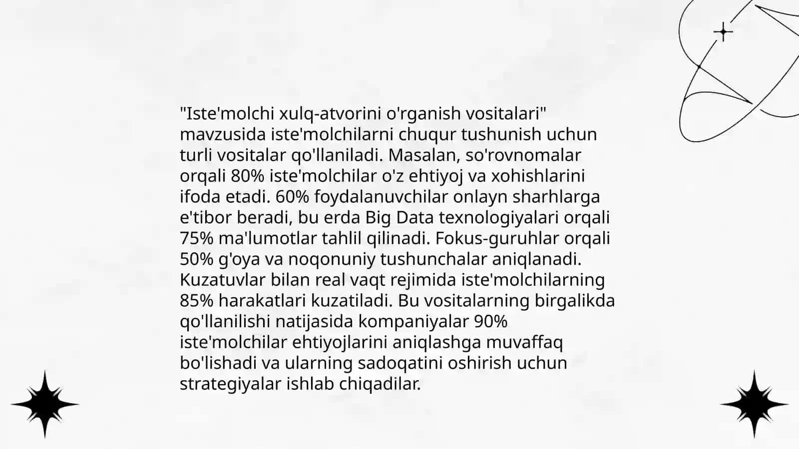 Innovatsion texnologiyalar bozorida iste’molchilar ongini shakllantirish 4