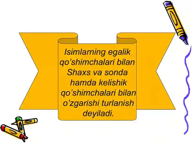 Kelishik shakllari 4