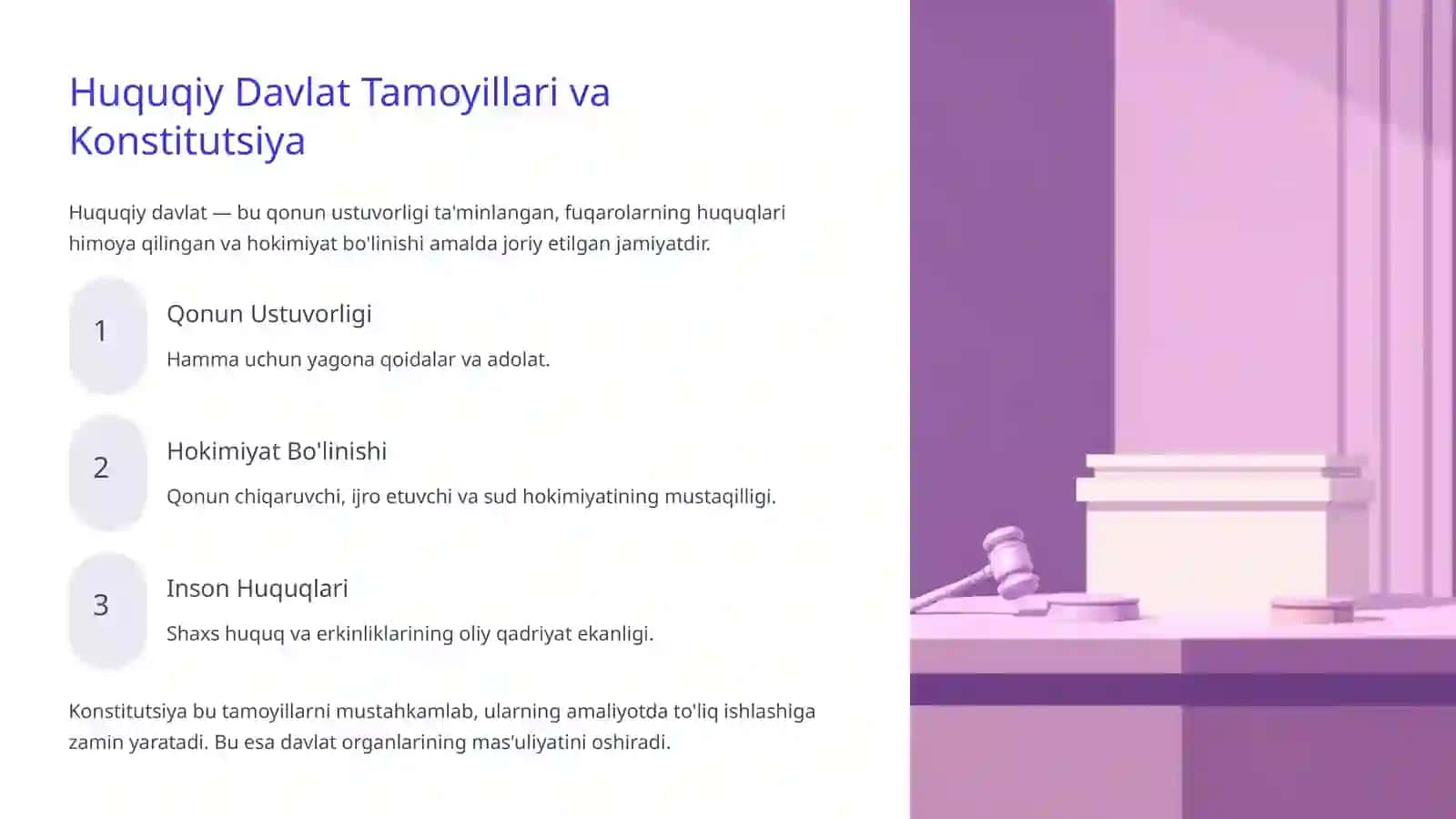 Konstitutsiya – Huquqiy Davlat va Baxtiyor Jamiyat Poydevori 4