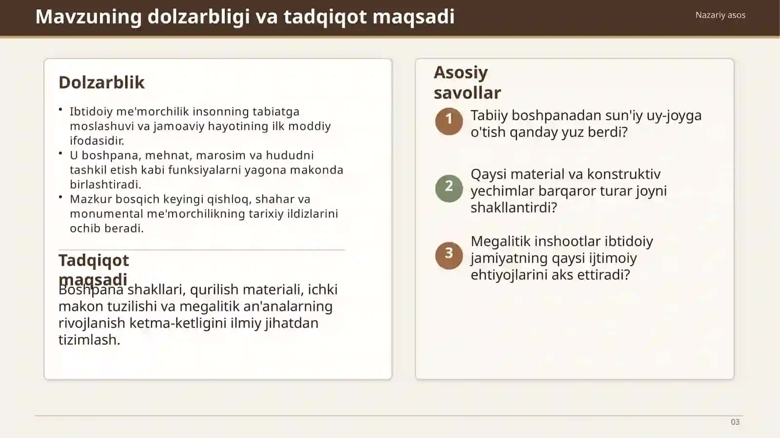 IBTIODIY JAMOA ME'MORCHILIK TARIXI 4
