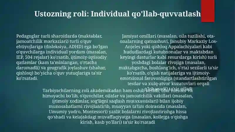 Sinf rahbarining tarbiyaviy ishi 4