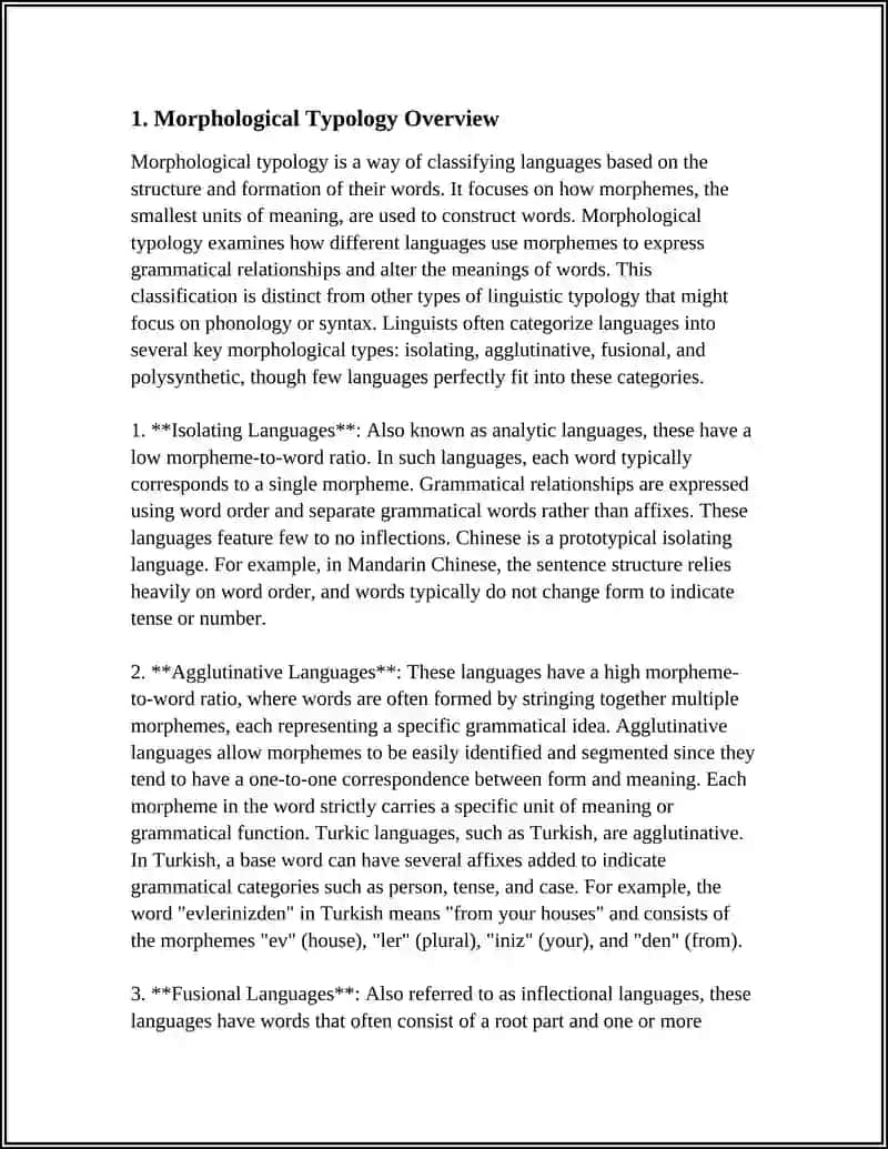 TYPOLOGY OF MORPHOLOGICAL LEVEL OF UZBEK, ENGLISH AND RUSSIAN LANGUAGE 4