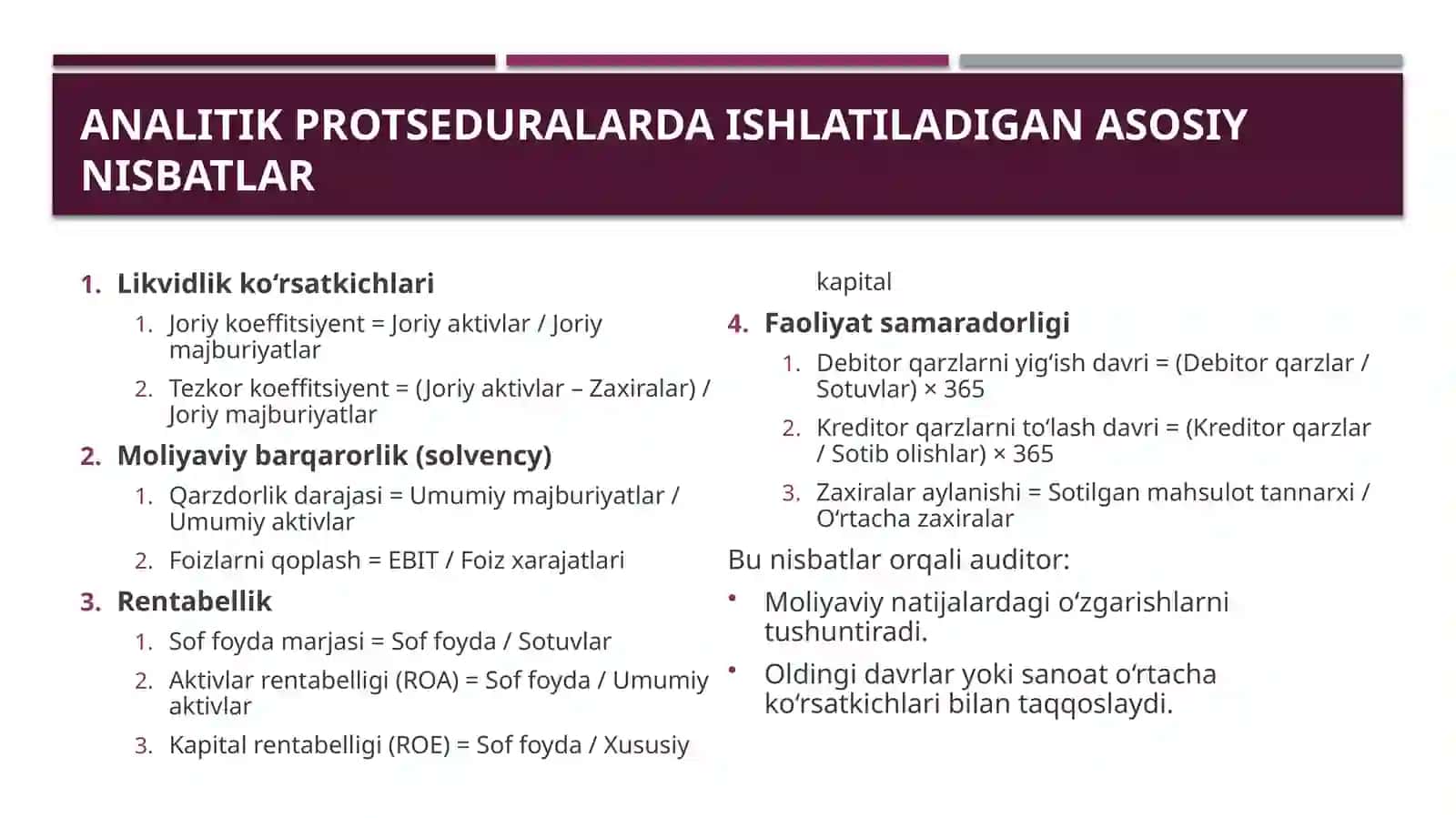 Audit and assurance II 4