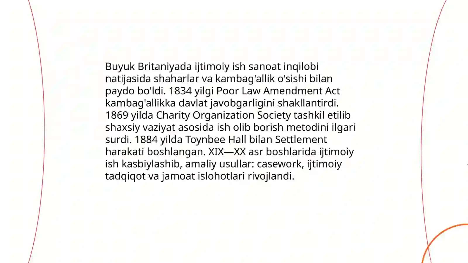 Ijtimoiy ish tarixi va xorijiy tajriba oq'uv fani sifatida 4