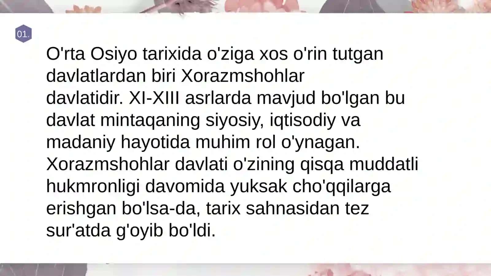 O'zbekiston yangi tarixi fanidan mustaqil ishi 4