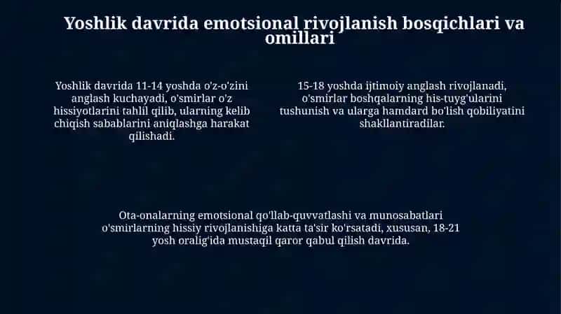 Emotsional intellekt va uning rivojlanishi 4