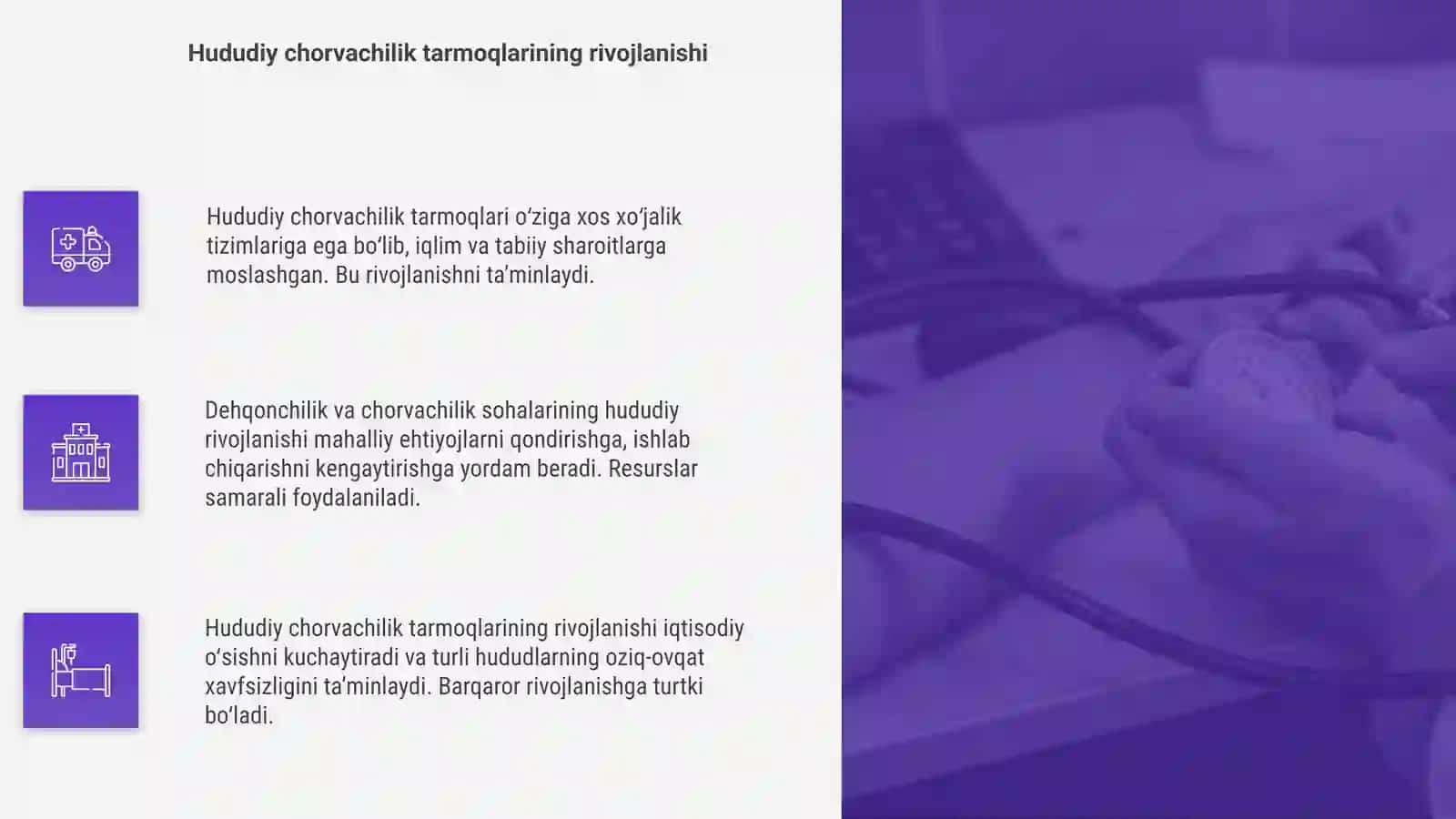 Dehqonchilik va chorvachilik tarmoqlarining hududiy jihatlari 4