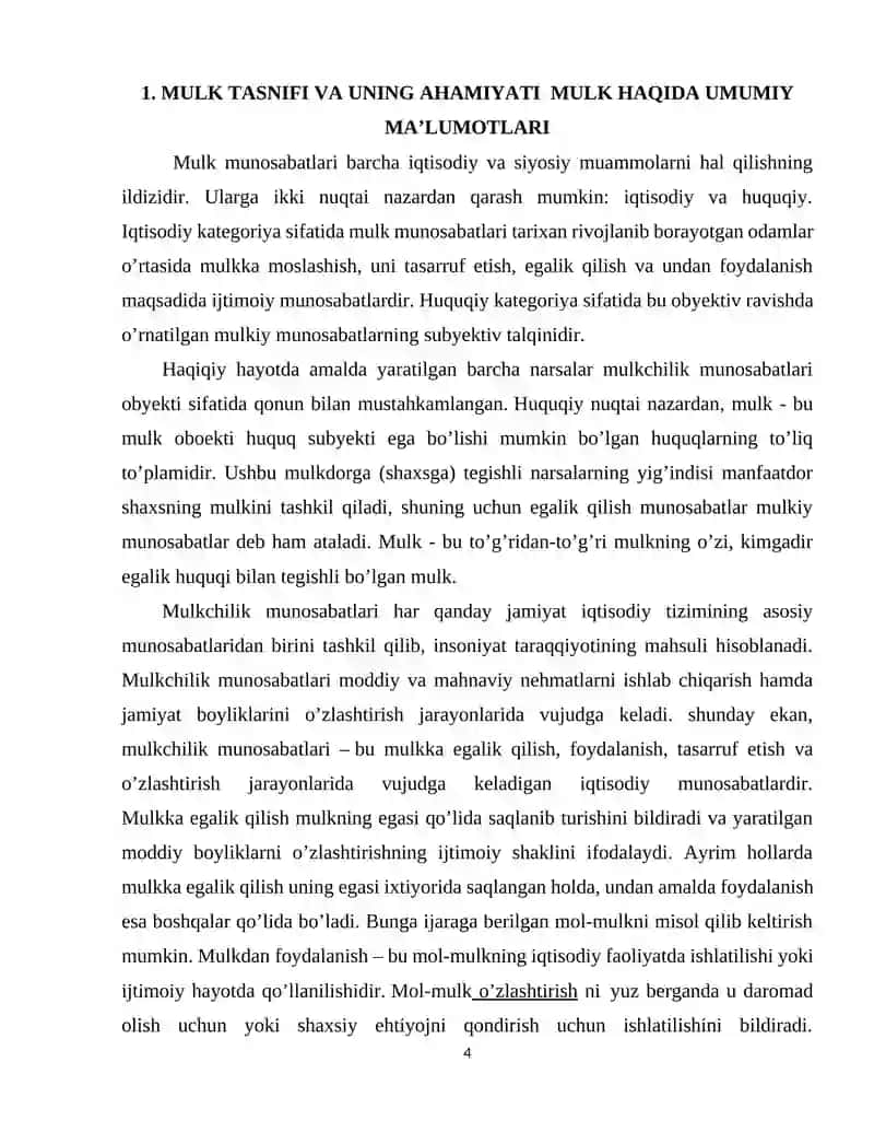 Mulkchilik munosabatlarining iqtisodiy mazmuni 4