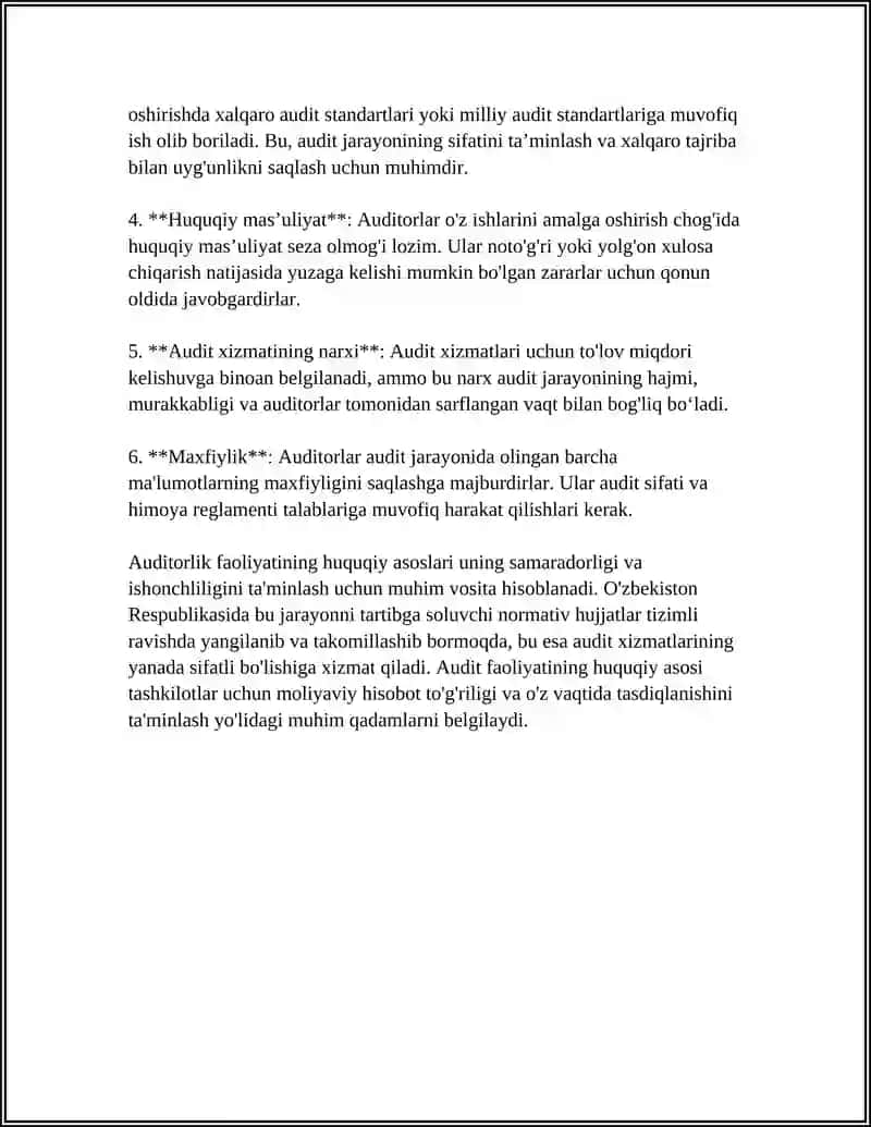 Audit Xizmatini Tashkil Etish 4