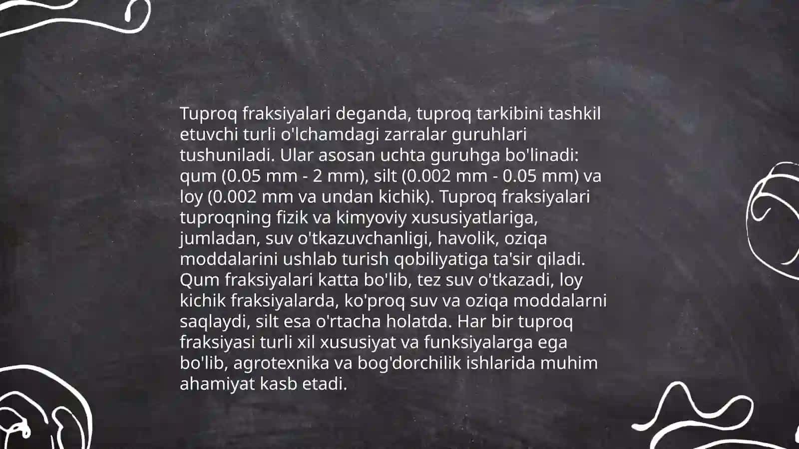 Tuproqning mexanik tarkibi 4
