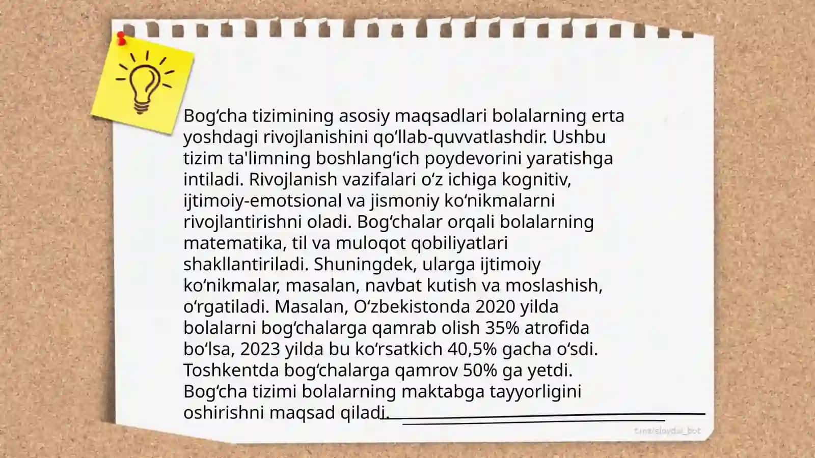 Turli tipdagi maktabgacha ta'lim muassasalarini tashkil tuzilmasi 4