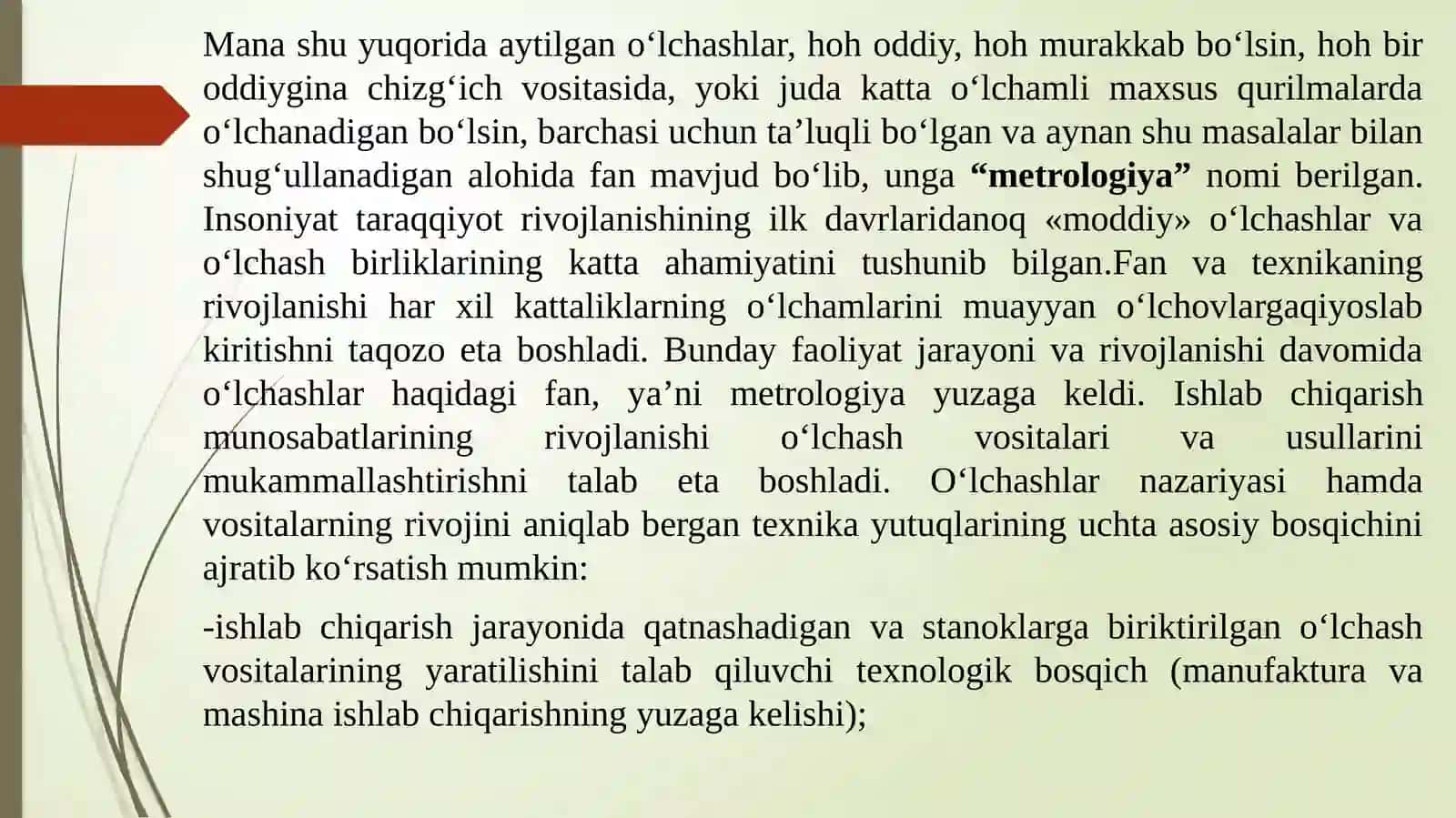 Metrologiya bo‘yicha umumiy ma’lumotlar 4