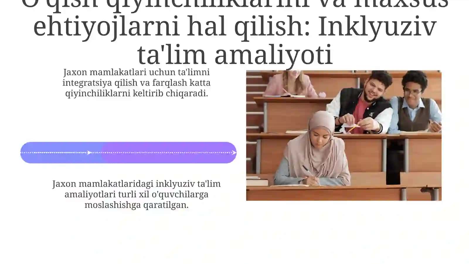 Jaxon mamlakatlarida taʼlimni integratsiyalash va differensiyalash muammolari 4