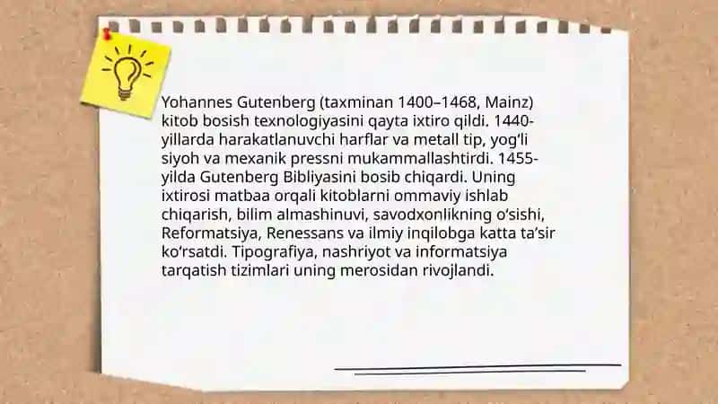 Kitob nashr qilishning kashf qilinishi 4