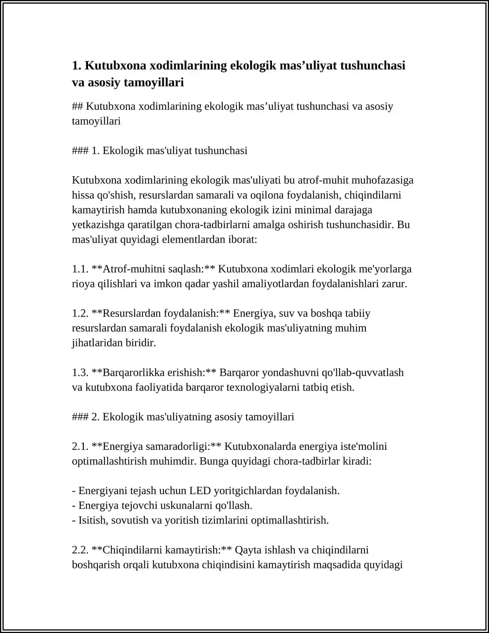 KUTUBXONA XODIMLARINING EKOLOGIK MASʼULIYATI VA BARQAROR RIVOJLANISHI 4