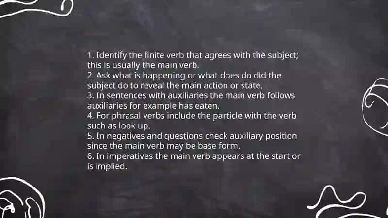 Finding subjects and verbs in simple sentences 4