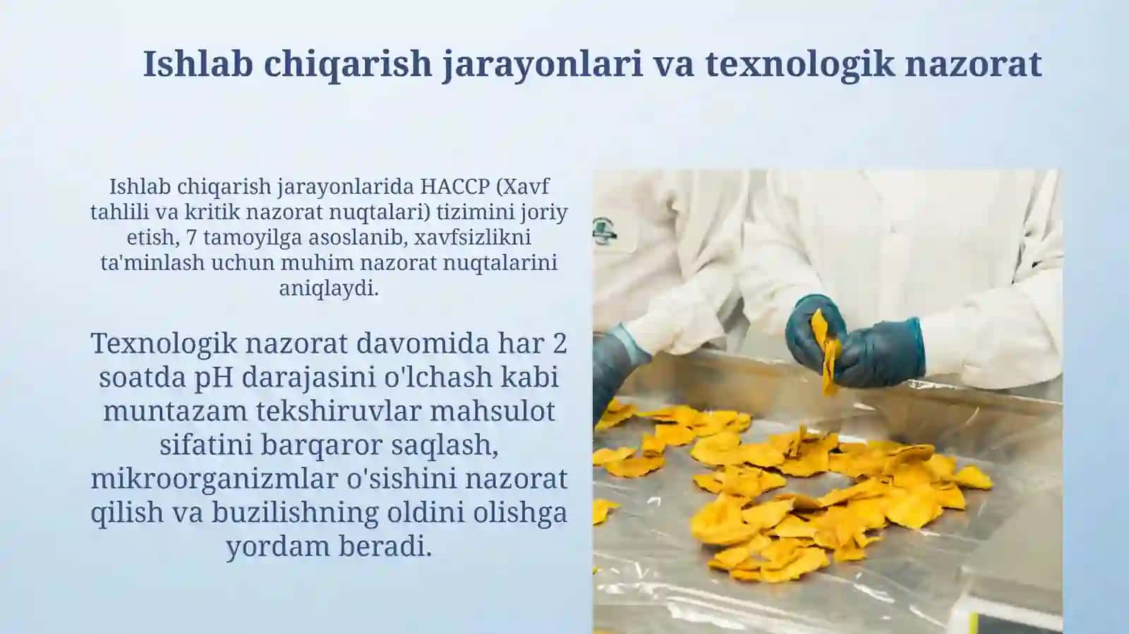 Oziq ovqat sanoatida mahsulot sifati va raqobatbardoshlikni ta'minlash omillari 4
