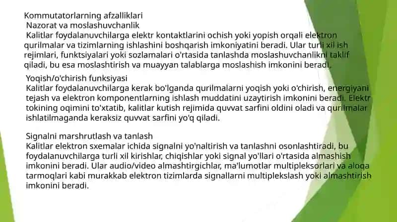 IDEALBO‘LMAGAN KALIT ELEMENTLARDAGI STATIK YO‘QOTISHLARNI HISOBLASH 4