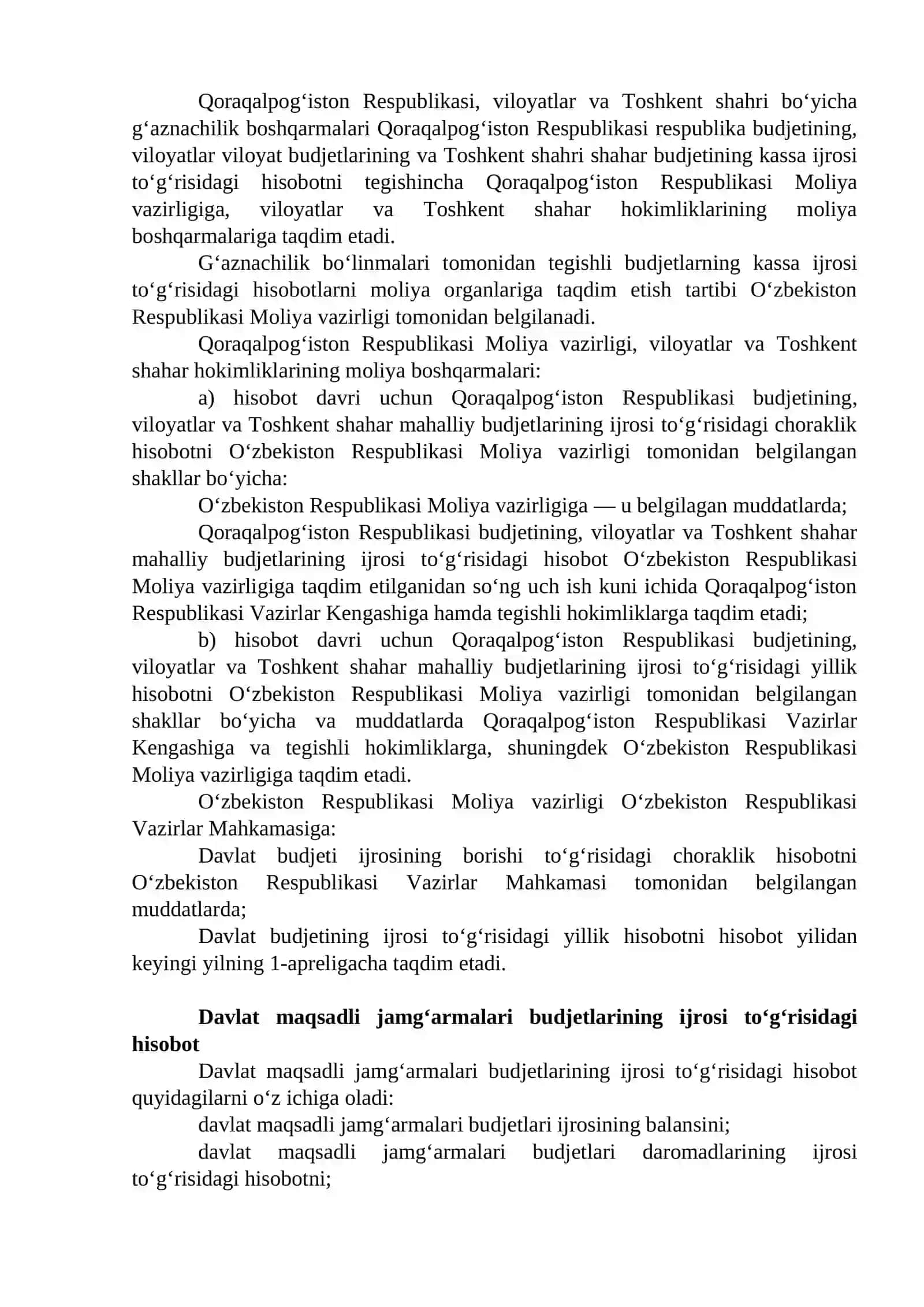 Budjet hisobi va hisoboti 4