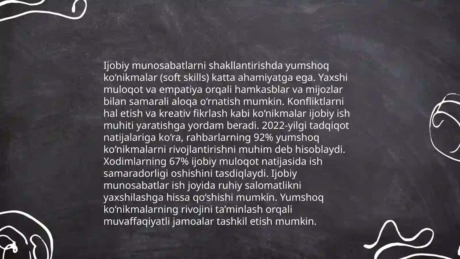 Soft skills-ijodiy fikrlash axborotni tuzish 4