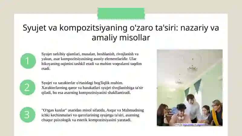 Badiiy asarda syujet va kompozitsiya tushunchalari 4
