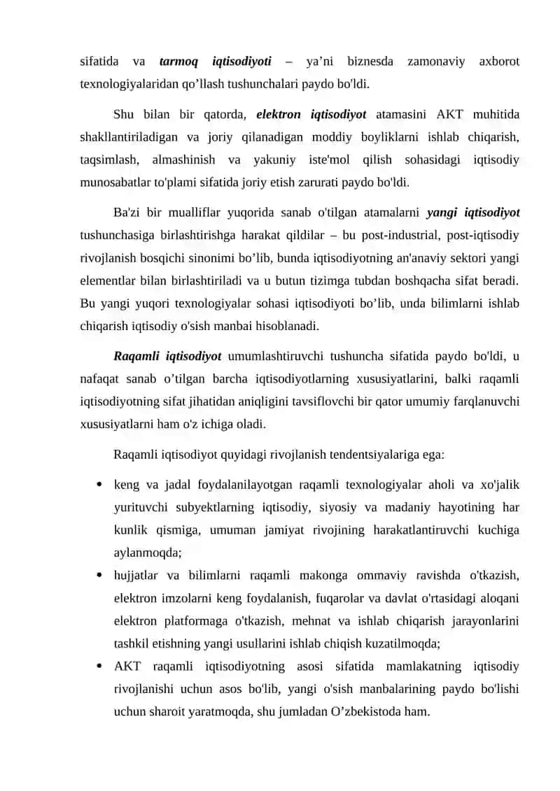 RAQAMLI IQTISODIYOT XO’JALIK TIZIMI VA IQTISODIY FAN SIFATIDA 4