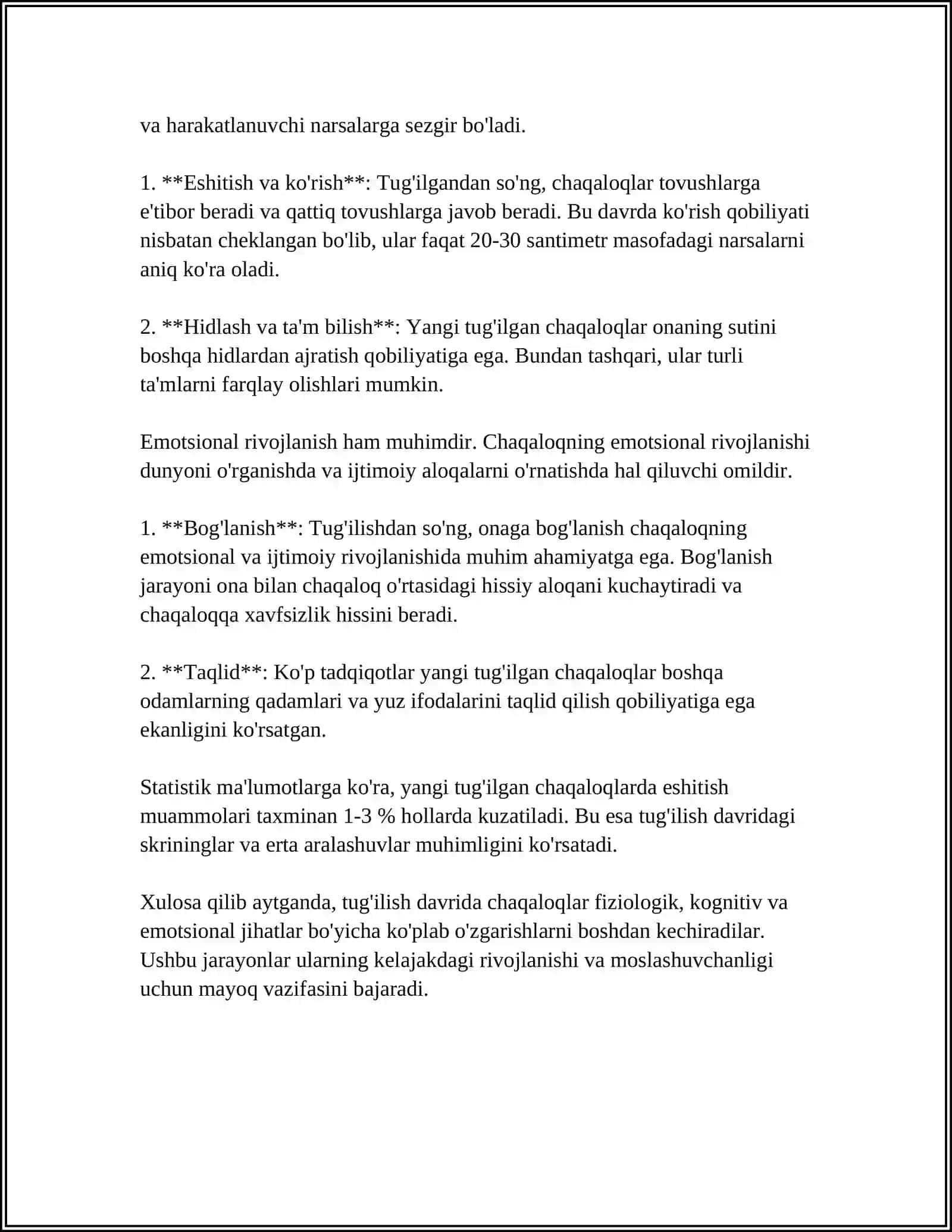 TURLI YOSH DAVRLARIDA O'ZLASHTIRISH XUSUSIYATLARI 4
