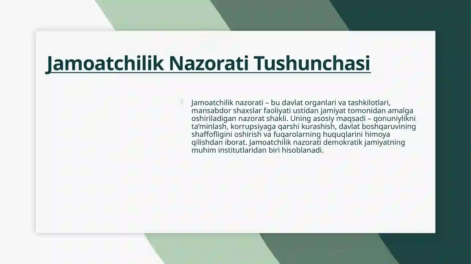 Jamoatchilik nazorati toʻgʻrisidagi qonun 4