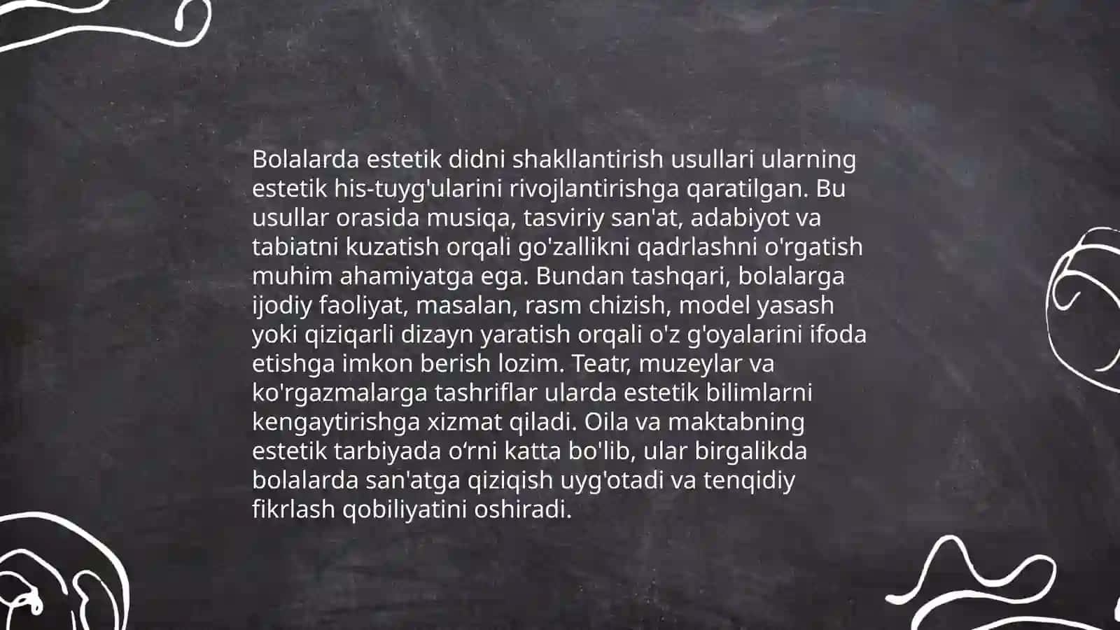 Estetik tarbiya 4