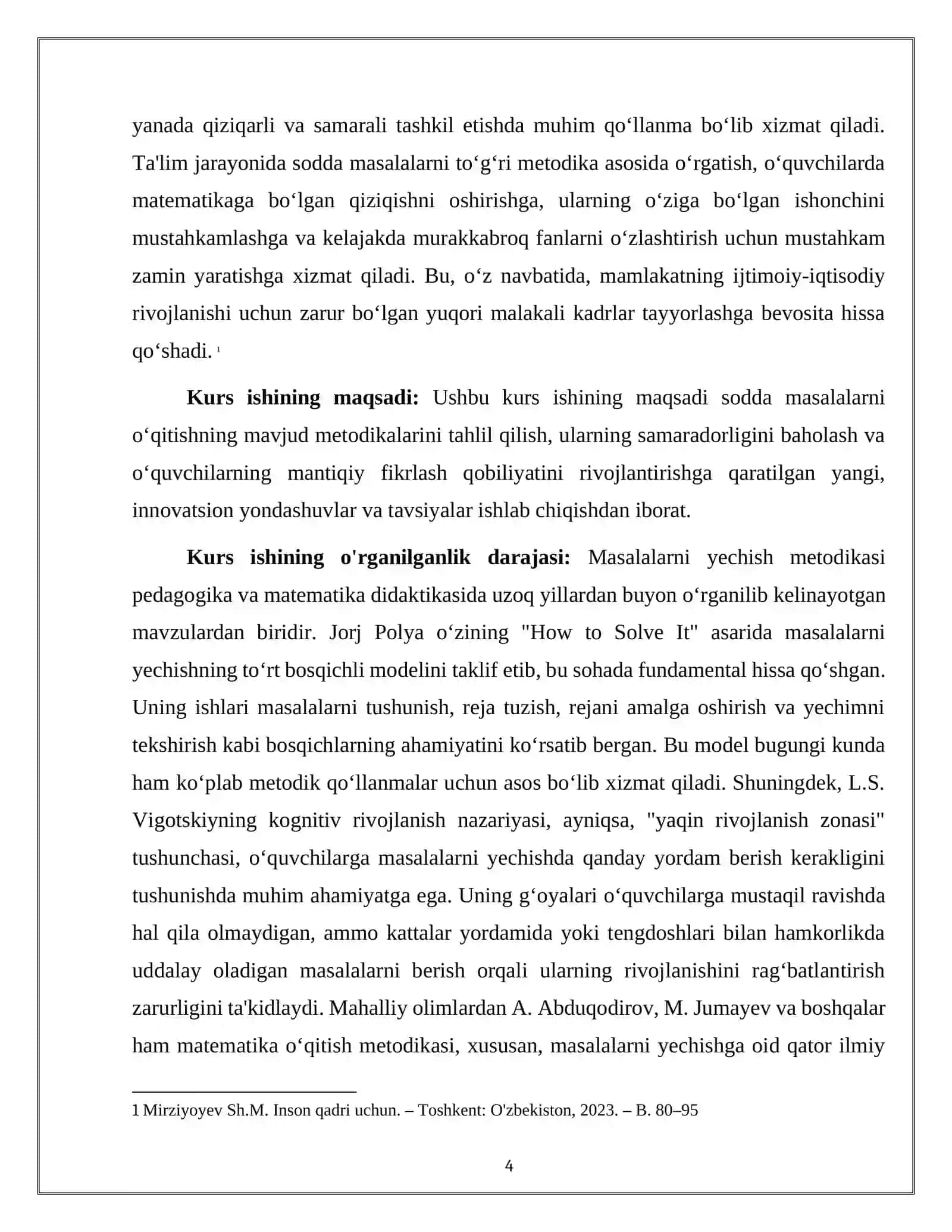 SODDA MASALALAR VA ULAR USTIDA ISHLASH METODIKASI 4