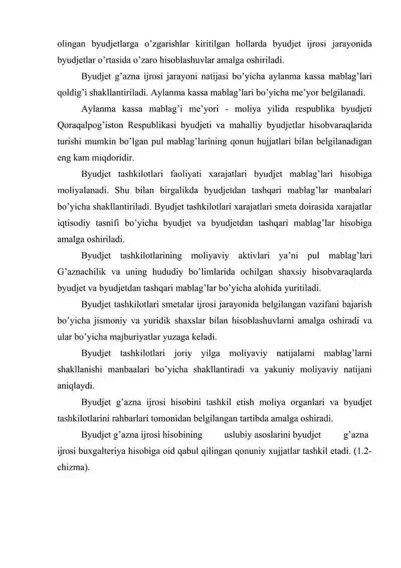Davlat byudjeti ijrosi hisobining tashkiliy uslubiy jihatlari 4