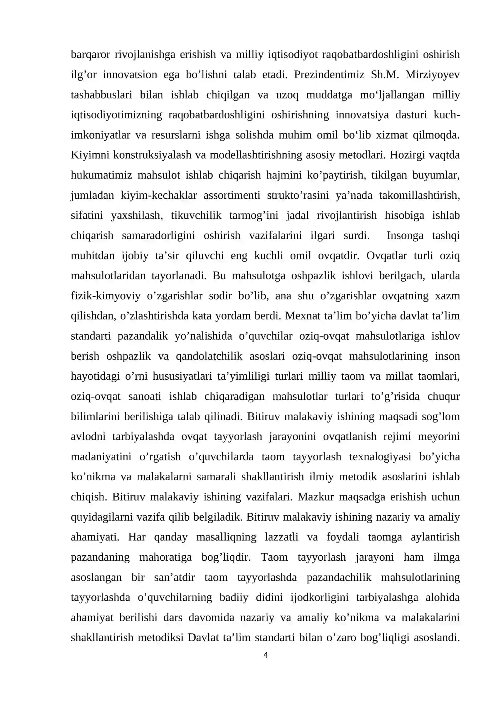 O’zbek milliy pazandligi tarixi 4
