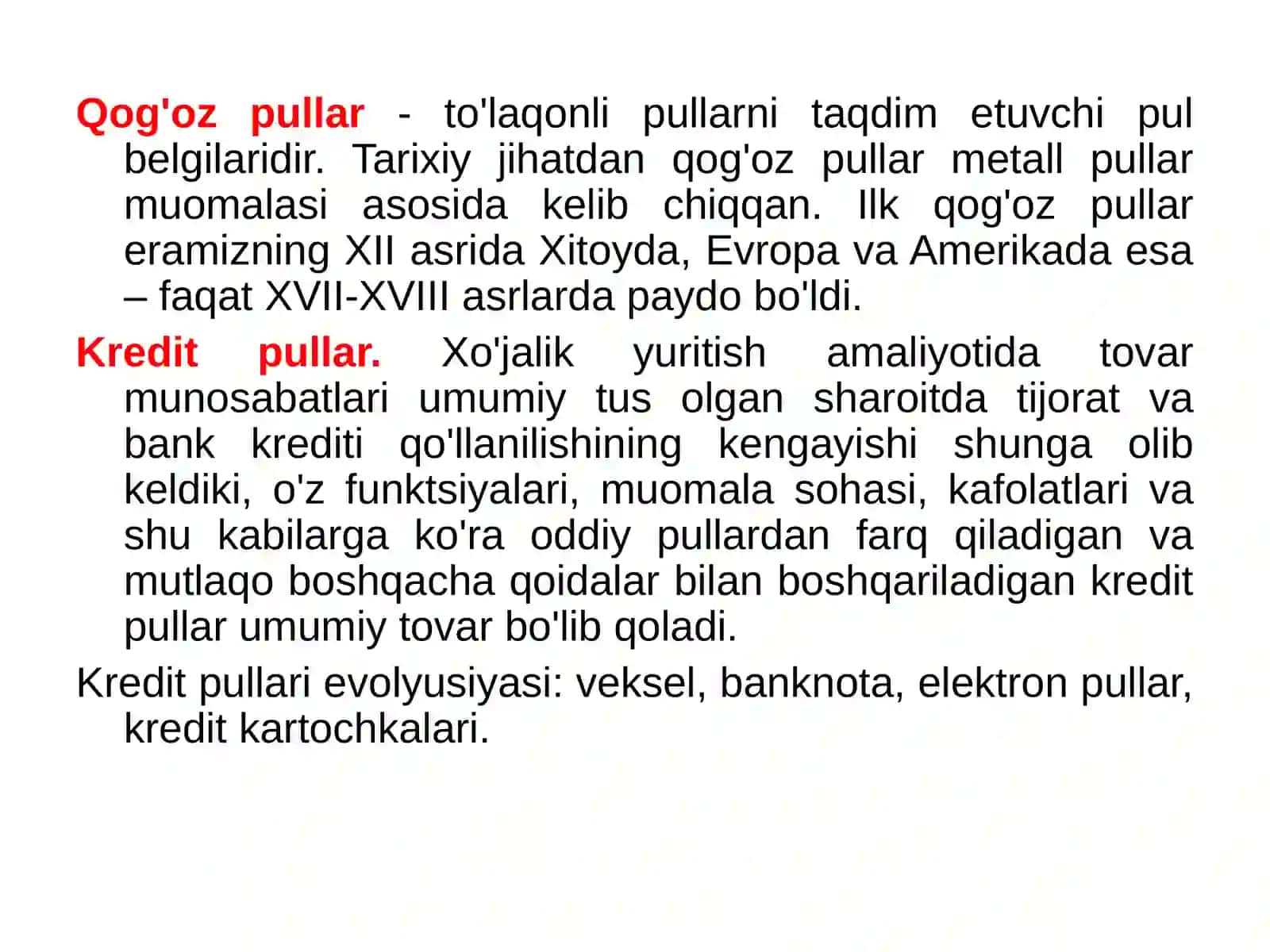 8-mavzu. Pulga talab funktsiyasi.Pultaklifi.Pulbozoridagimuvozanat 4