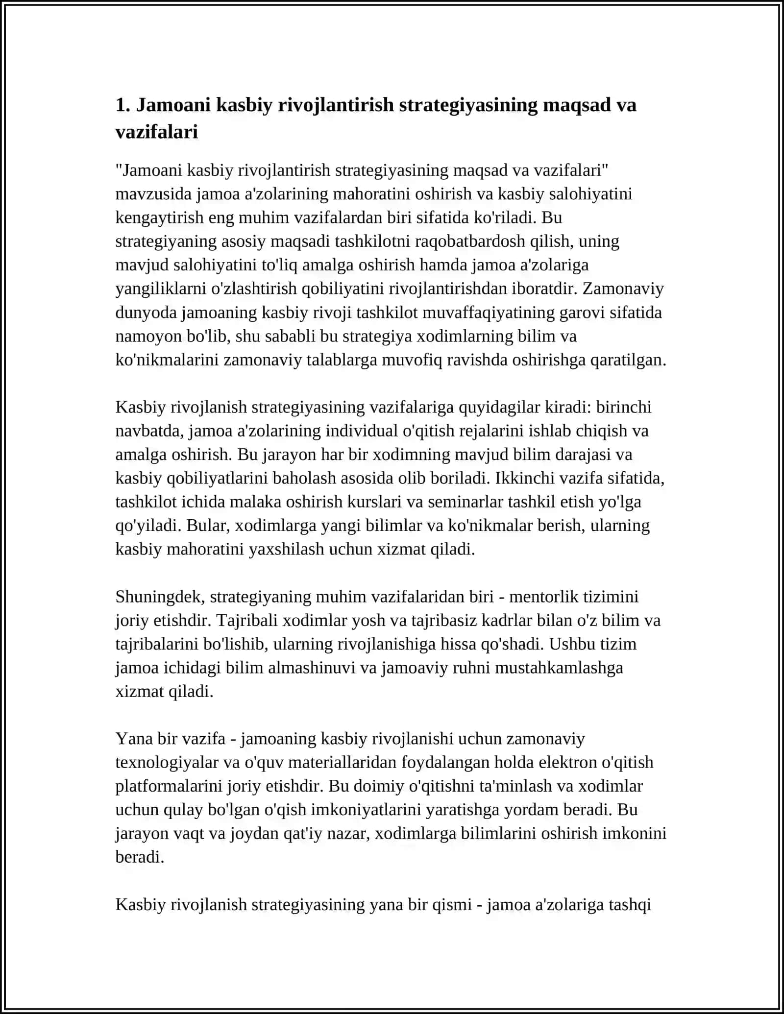 JAMOANI KASBIY RIVOJLANTIRISHGA YOʻNALTIRISH STRATEGIYASI 4