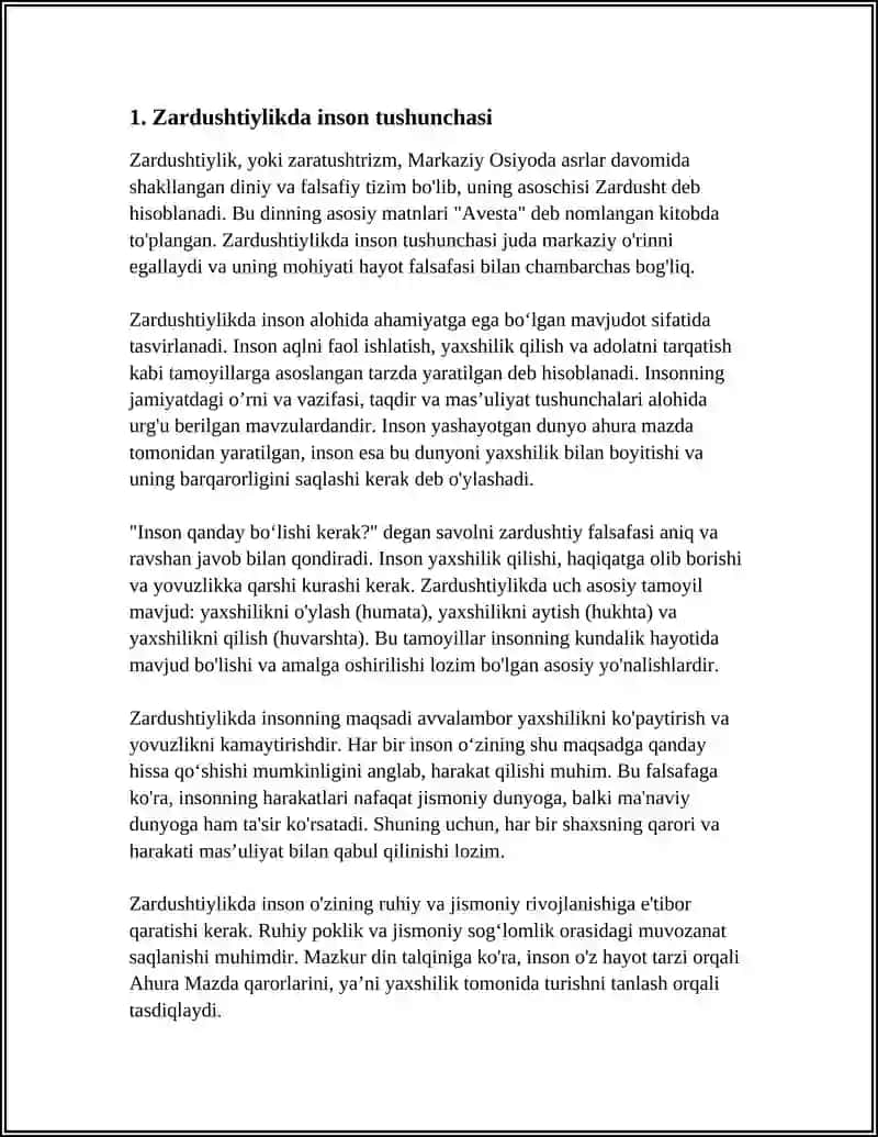 ZARDUSHTIYLIKDA INSON VA HAYOT FALSAFASI 4