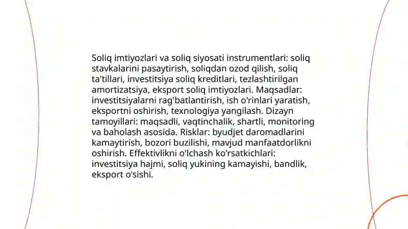 Iqtisodiyot real sektorini qo'llab-quvvatlashning huquqiy-iqtisodiy asoslari 4